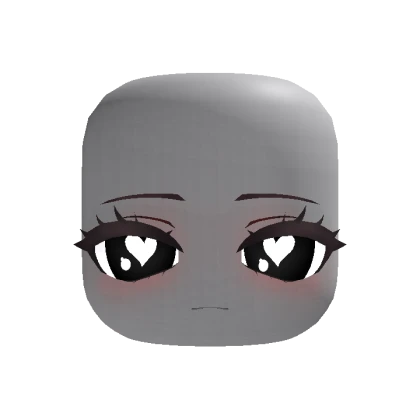 Animated Chibi Doll Sleepy Face - Hearts