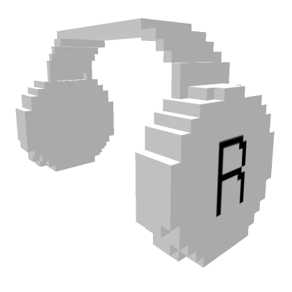 White Headphones (8-Bit)