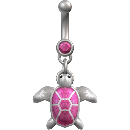 ♡ tropical turtle belly piercing