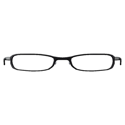 Y2K Office Siren Glasses [Black]