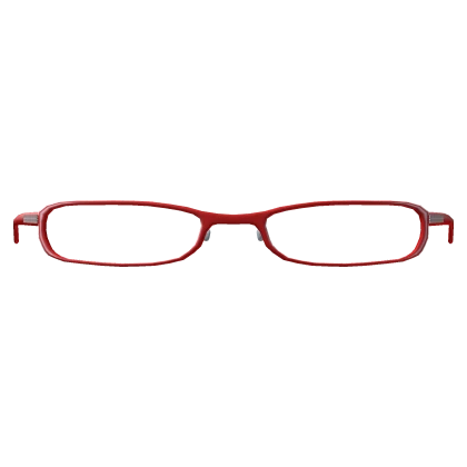 Y2K Office Siren Glasses [Red]