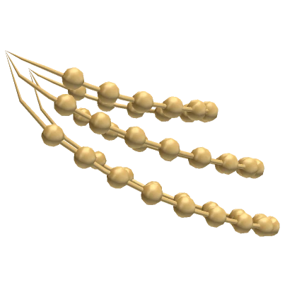 Left Shoulder Pearl Chain 3.0 Gold