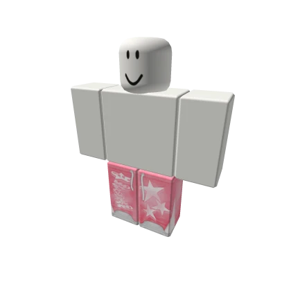 Y2k White Rockstar Pink Flare Sweats Boys
