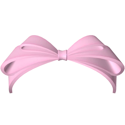 pink hair bow ♡