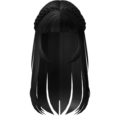 ♡ Braided Crown in Black