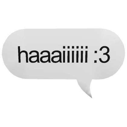 haaaiiiiii :3 Text Message