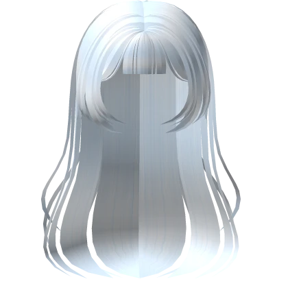 ♡ Fluffy Flowy Anime Girl in Baby Blue