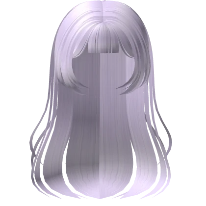 ♡ Fluffy Flowy Anime Girl in Light Purple