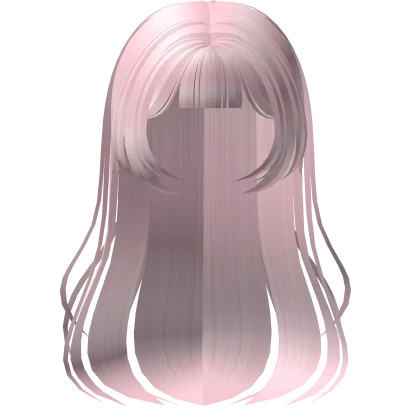 ♡ Fluffy Flowy Anime Girl in Pink