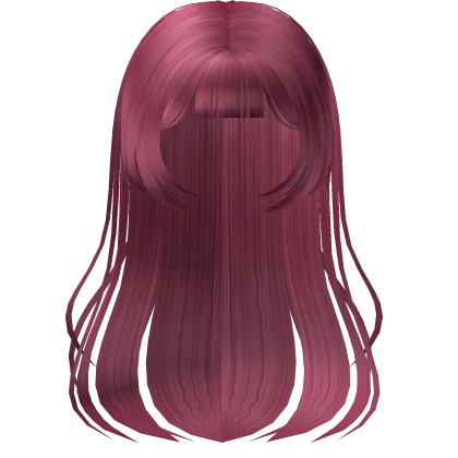 ♡ Fluffy Flowy Anime Girl in Hot Pink