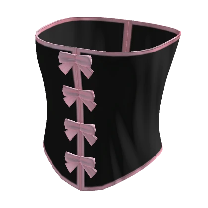 ☆ cute pink-black corset