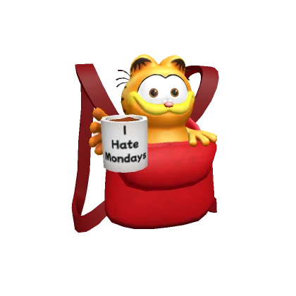 Garfield Red Backpack