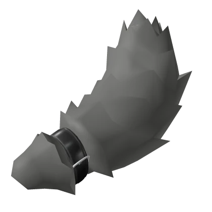 Gray Fluffy Collared Tail