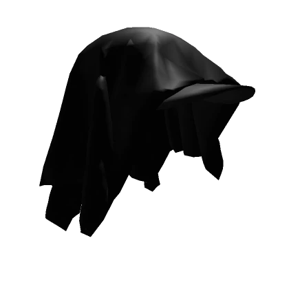 Dark cloaked Leather  hat