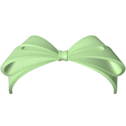 lime green hair bow ♡