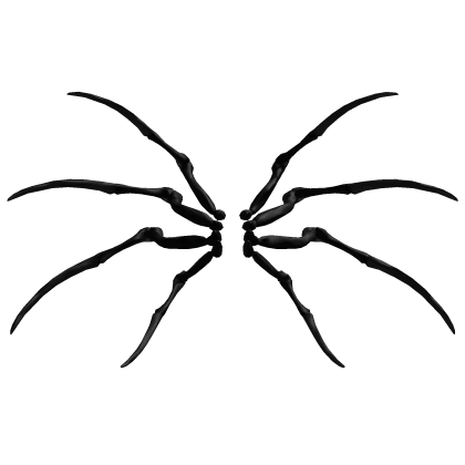 Black Skeleton Spider Legs