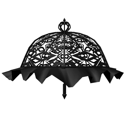  Black Parasol Laced Hat