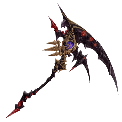 Obsidian Ruby Scythe