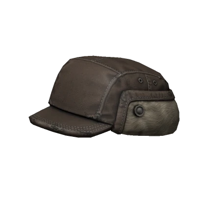 Vintage Brown Trapper Cap