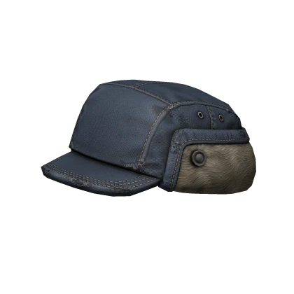 Vintage Blue Trapper Cap
