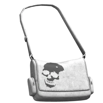 Y2K White Cross Bag