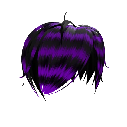 Masc Scene Hair Purple and Black