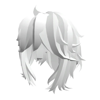 White Messy Hair