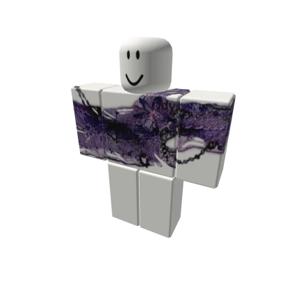 gyaru asymmetrical shirt emo y2k dark purple scene