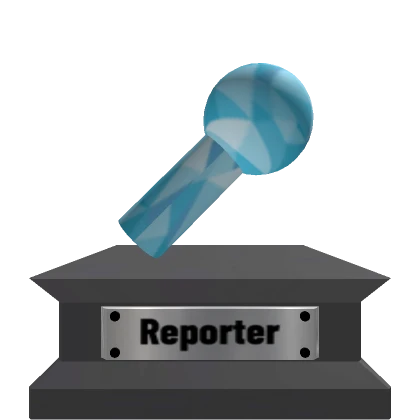 Trophy of Reporter but flying?? 