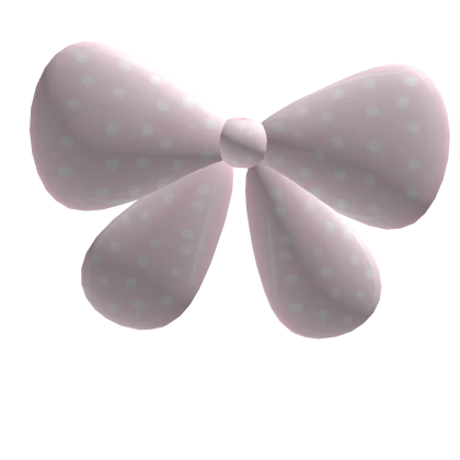 ♡ cutesy pink polkadot sidebow ♡🎀