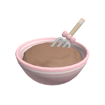 ♡ kawaii choco mixing dough chef bakery (holding)