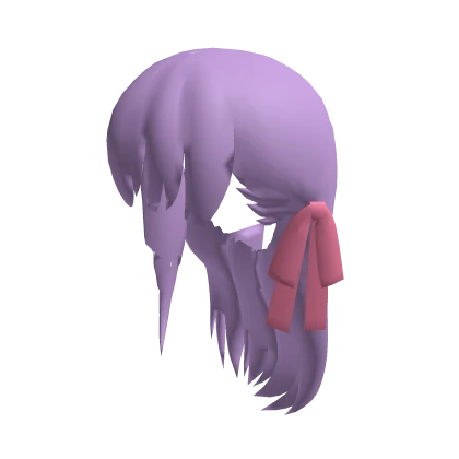 AnimeLong Purple Hair with Pink RibbonMatou Sakura