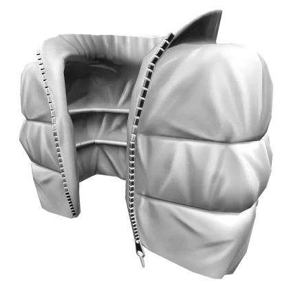 White Puffer Vest 1.0