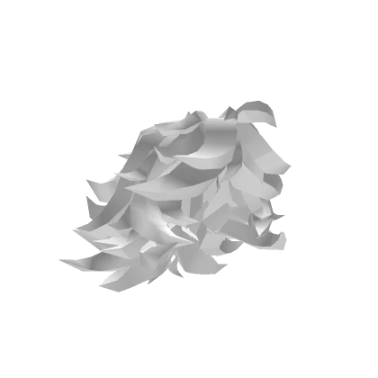 White Blocky WolfCut