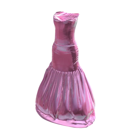 Pink Mermaid Gown