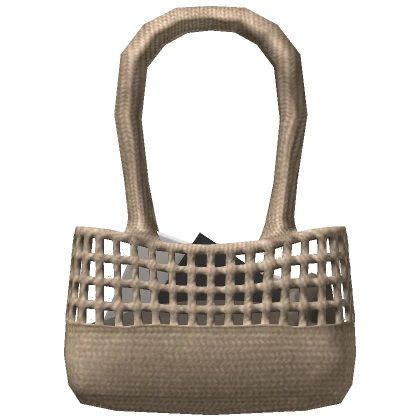 Crochet Knitted Bag - Summer Beige