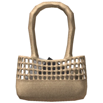 Crochet Knitted Bag - Summer Beige