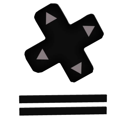 Kawaii Cute Game Control Clips Black