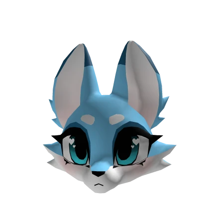 Light Blue Fox Female Kemono