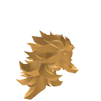 Blonde Blocky Dragon's Mane