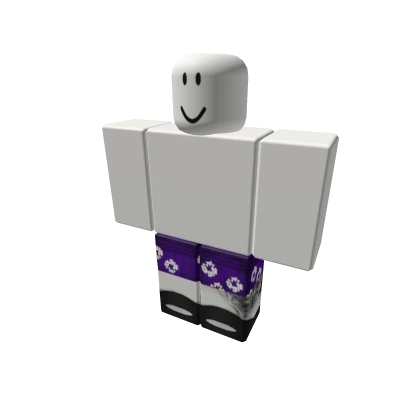 Purple Denim Tear Shorts w yeezy slides