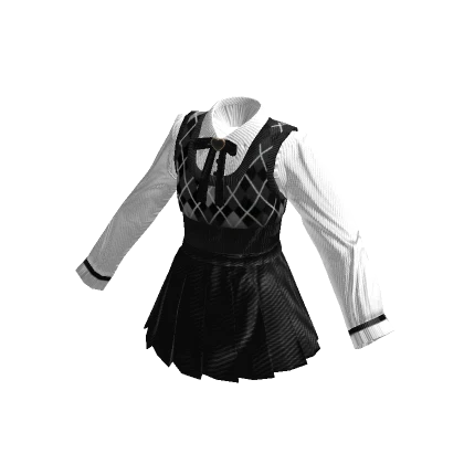 Y2K Aggyle Vest School Dress