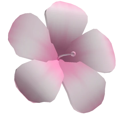 🌺♡ light pink tropical hibiscus flower hair clip