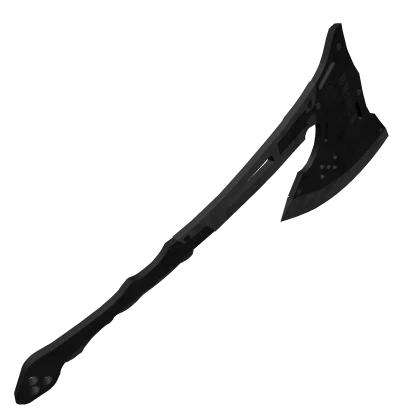 Giant Combat Axe Black