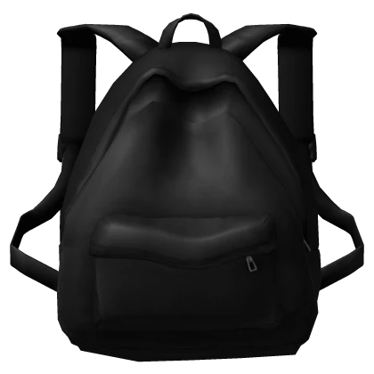 (1.0) Black Canvas Backpack