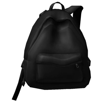 (3.0) Off Shoulder Black Canvas Backpack