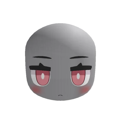 Luna Cutie Doll Head (pink eyes)