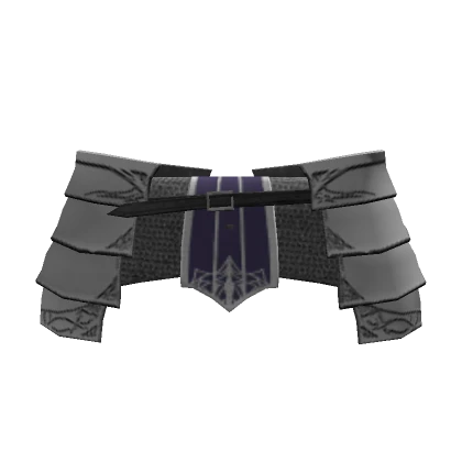 Silver kingsguard waist armor