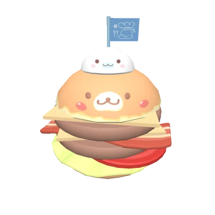 HAT Kawaii Seal Burger