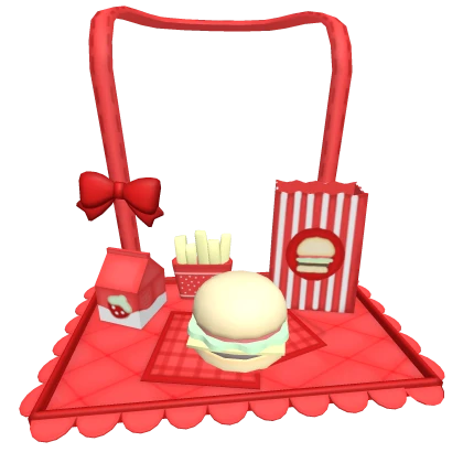 fast food tray 3.0 (red) 